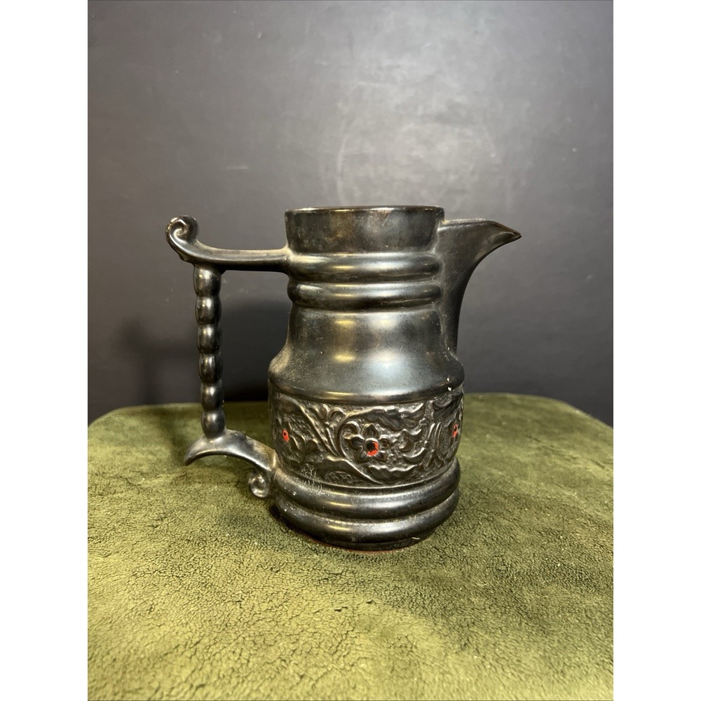Vintage Japan Redware Clay Coffee Teapot Creamer Sugar (1916)